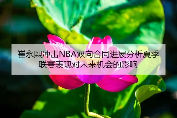 崔永熙冲击NBA双向合同进展分析夏季联赛表现对未来机会的影响